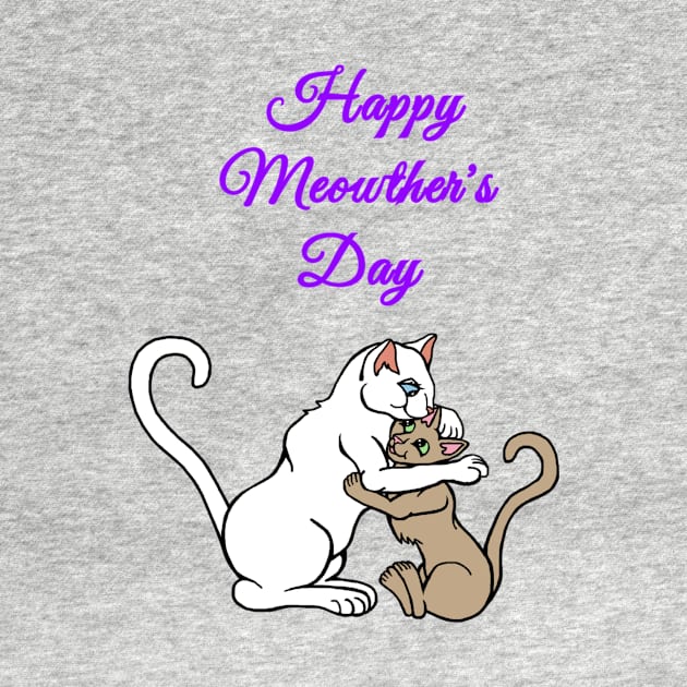 Happy Meowther's Day Cats by Art by Deborah Camp